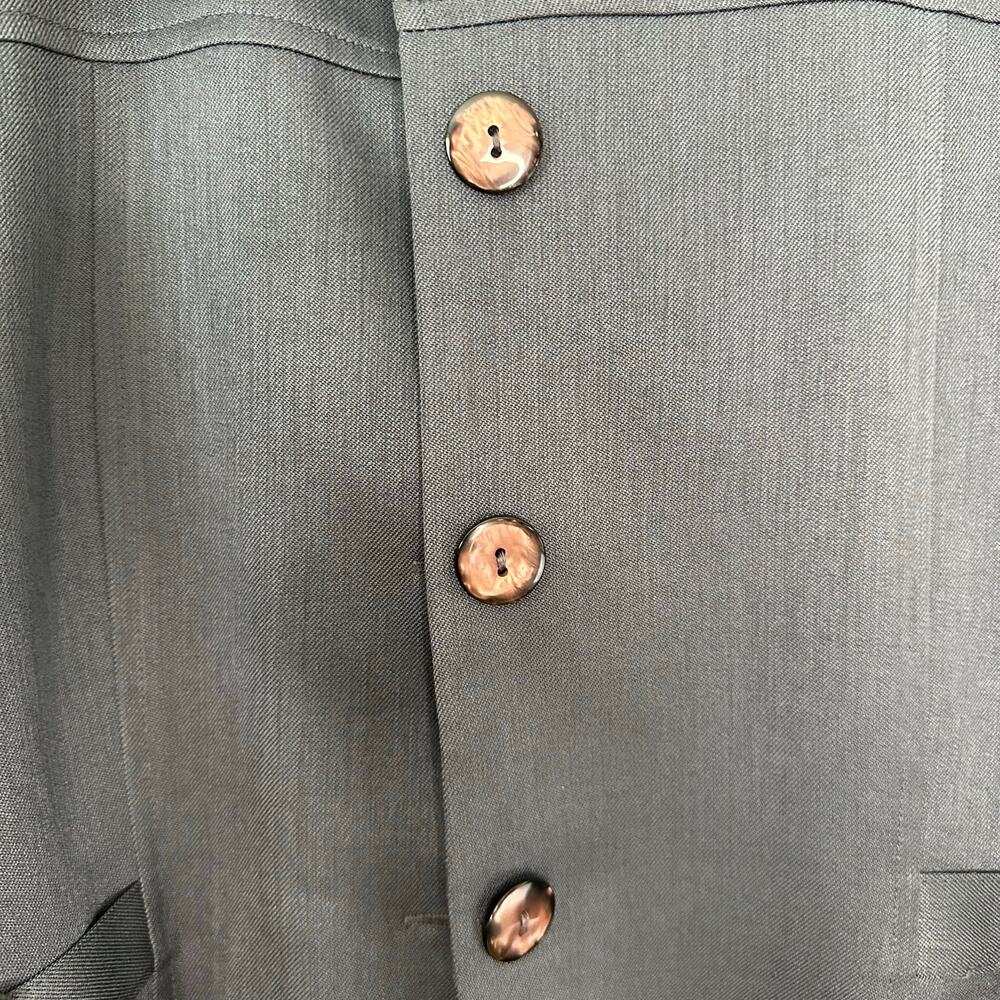 Stringbean Vintage Button Up Gray Lightweight Jacket - Picture 5 of 15